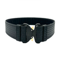 2.25 Inch Reinforced Duty Belt with Triple Lock Buckle LEOTAC™ for police and security officers and law enforcement, Basketweave Finish. Lightweight.