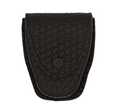 Single Chained Handcuff Case LEOTAC™ for police and security officers and law enforcement, Basketweave finish with black snap. Lightweight.
