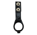 Side Handle Baton Holder with Wide Tooth Ring LEOTAC™ for police and security officers, plain finish with nickel snap. Lightweight.